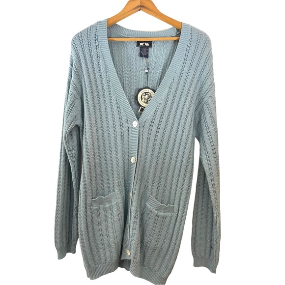 Woods & Grey Cardigan Button Up Sweater w/Pockets NWT Size Medium - Picture 10 of 10